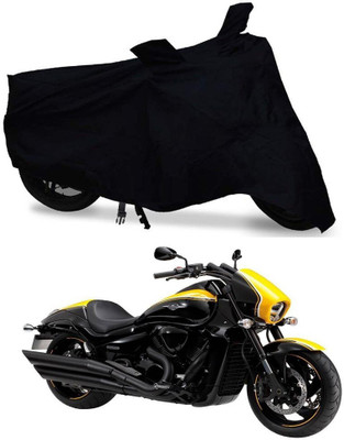 DeepShakshi AUTOMOTIVE Waterproof Two Wheeler Cover for Suzuki(Intruder M1800R, Black)