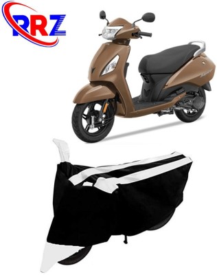 RRZ Waterproof Two Wheeler Cover for TVS(Jupiter, Black, White)