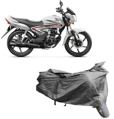 Tritika Waterproof Two Wheeler Cover for Honda(Shine, Grey)