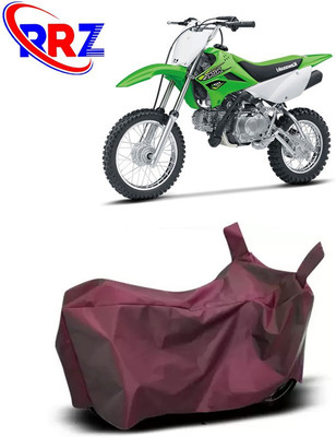 RRZ Waterproof Two Wheeler Cover for Kawasaki(KLX 110, Maroon)