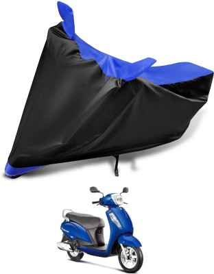 Euro Care Waterproof Two Wheeler Cover for Suzuki(Access 125, Blue)