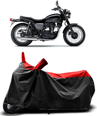 MMSSTAR Waterproof Two Wheeler Cover for Kawasaki(W800 BS6, Red)