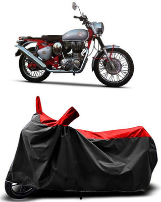Fastak Two Wheeler Cover for Royal Enfield(Bullet Trials 350, Red)