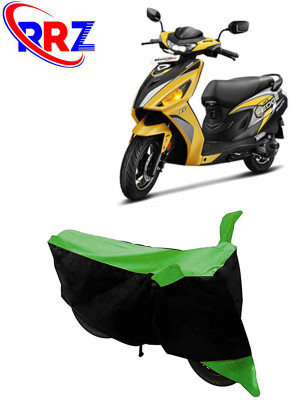 RRZ Waterproof Two Wheeler Cover for Hero(Maestro Edge 125, Black, Green)