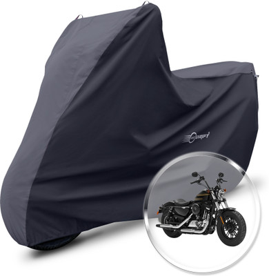 Neodrift Two Wheeler Cover for Harley Davidson(Forty Eight, Grey, Black)