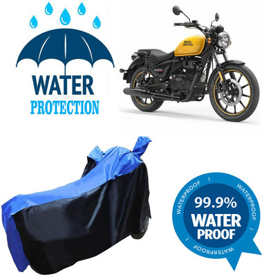 Mdstar Waterproof Two Wheeler Cover for Royal Enfield(Meteor 350, Multicolor)