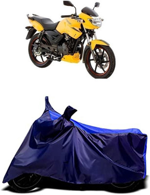 DeepShakshi AUTOMOTIVE Waterproof Two Wheeler Cover for TVS(Apache 150, Blue)