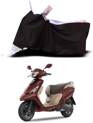 VESMEI Two Wheeler Cover for TVS(Scooty Zest 110, White)