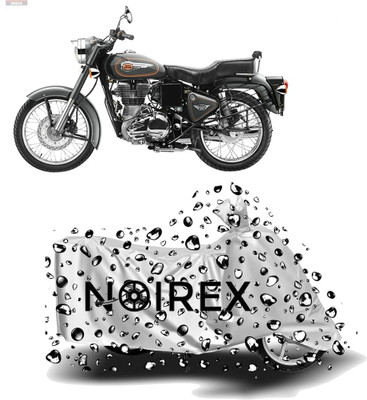 NOIREX Two Wheeler Cover for Royal Enfield(Bullet 500, Silver)