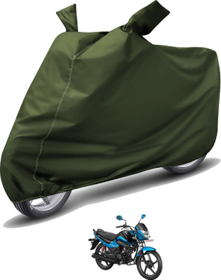 Caronix Waterproof Two Wheeler Cover for Hero(Splendor I Smart, Green)