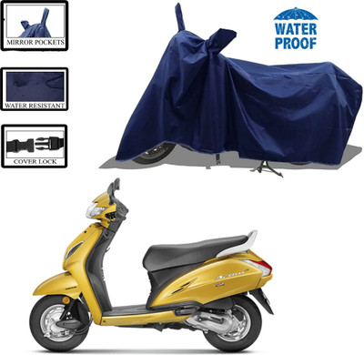 WMIZEXA Waterproof Two Wheeler Cover for Honda(Blue)