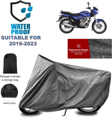 PAGORA Waterproof Two Wheeler Cover for Bajaj(Discover 125 DTS-i, Grey)