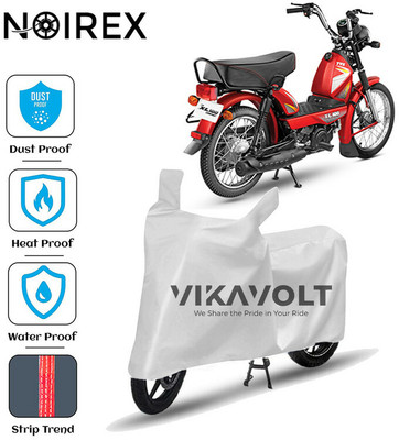 NOIREX Waterproof Two Wheeler Cover for TVS(XL 100, Silver)