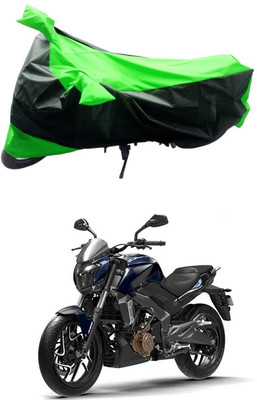 MMSSTAR Waterproof Two Wheeler Cover for Bajaj(Dominar 250, Green, Black)