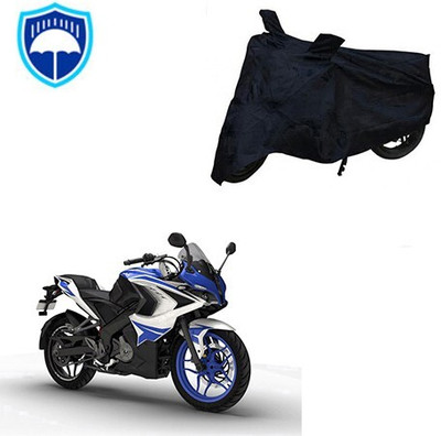 MMSSTAR Waterproof Two Wheeler Cover for Bajaj(Pulsar RS 200, Black)