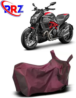 RRZ Waterproof Two Wheeler Cover for Ducati(Diavel, Maroon)