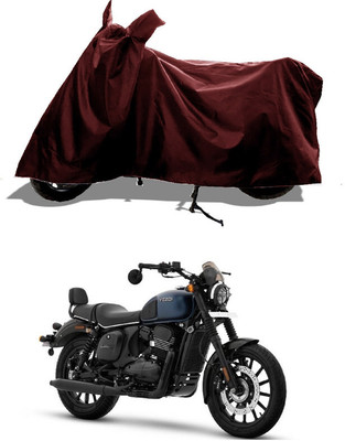 GROFATIK Two Wheeler Cover for Yezdi(Roadster, Maroon)