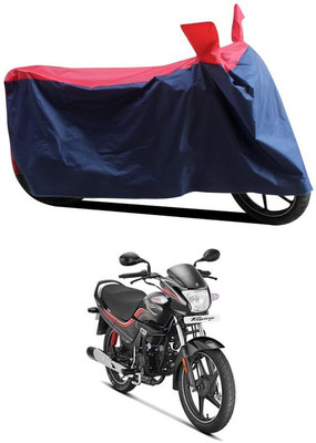 KEDIT Two Wheeler Cover for Hero(Passion Plus, Red, Blue)