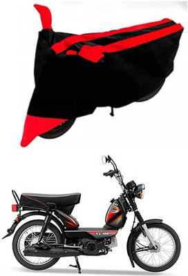 AutoGalaxy Waterproof Two Wheeler Cover for TVS(XL 100 Comfort, Red, Black)