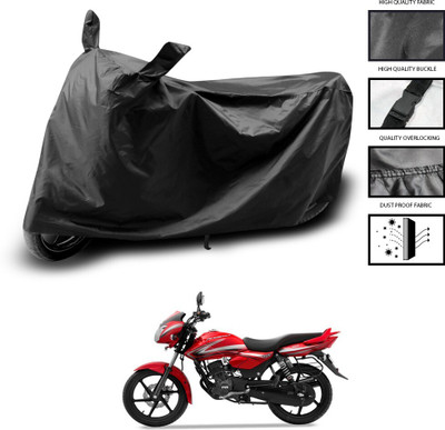 DeepShakshi AUTOMOTIVE Two Wheeler Cover for TVS(Phoenix 125, Black)