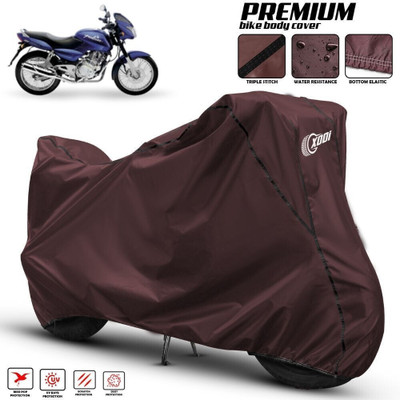 xodi Waterproof Two Wheeler Cover for Bajaj(Pulsar 180 BS6, Maroon, Black)