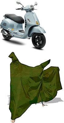 Amexride Two Wheeler Cover for Vespa(GTS Super 300, Maroon)