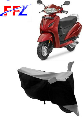 FFZ Waterproof Two Wheeler Cover for Honda(Activa 4G, Black, Grey)