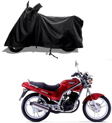 GROFATIK Two Wheeler Cover for Kinetic(GF 170, Black)