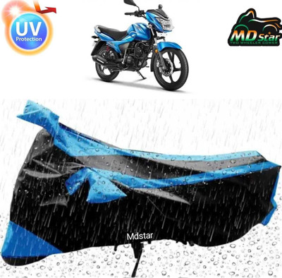 Mdstar Waterproof Two Wheeler Cover for Honda(Livo, Blue, Black)