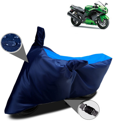APNEK Waterproof Two Wheeler Cover for Kawasaki(Ninja ZX 14R, Blue)