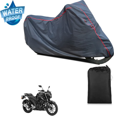 PAGORA Waterproof Two Wheeler Cover for Yamaha(FZ 25, Grey)