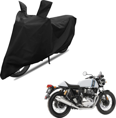 RiderShine Two Wheeler Cover for Royal Enfield(Continental GT, Black)