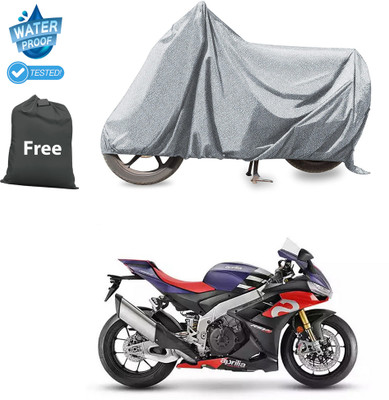 CODOKI Waterproof Two Wheeler Cover for Aprilia(RSV4, Silver)