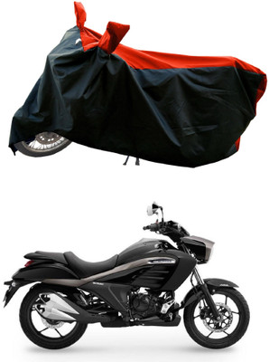 AESTRYD Two Wheeler Cover for Suzuki(Intruder 250, Red)