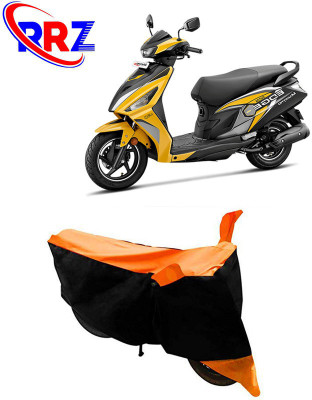 RRZ Waterproof Two Wheeler Cover for Hero(MotoCorp Maestro Edge 125, Black, Orange)