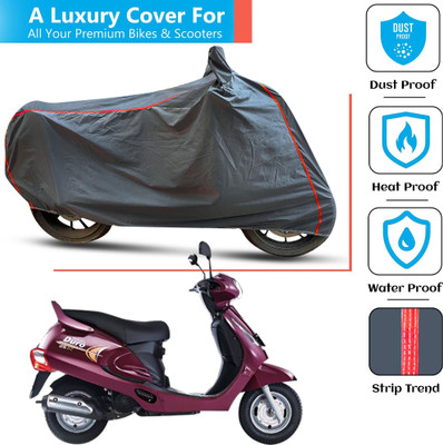 FAMEXON Waterproof Two Wheeler Cover for Mahindra(Duro DZ, Grey)