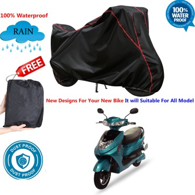 OliverX Waterproof Two Wheeler Cover for Okinawa(R30 electric scooter, Black)