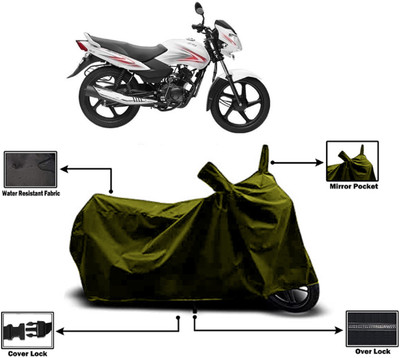 Amexride Two Wheeler Cover for TVS(Sport ES, Green)