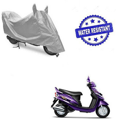 DeepShakshi AUTOMOTIVE Waterproof Two Wheeler Cover for Mahindra(Rodeo RZ, Silver)