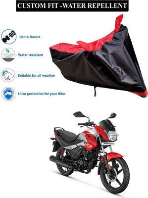 CODOKI Waterproof Two Wheeler Cover for Hero(Passion Pro i3S, Red)