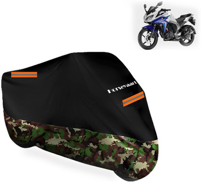 Horseyaart Waterproof Two Wheeler Cover for Yamaha(Fazer, Multicolor)