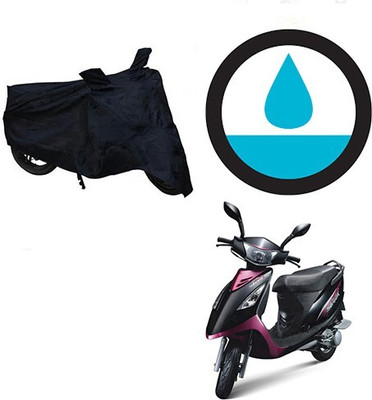 DeepShakshi AUTOMOTIVE Waterproof Two Wheeler Cover for TVS(Scooty Streak, Black)