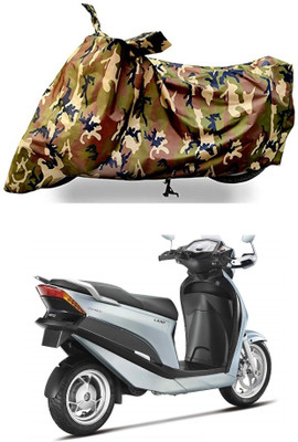 VESMEI Waterproof Two Wheeler Cover for Hero(Leap Hybrid SES BS6, Multicolor)