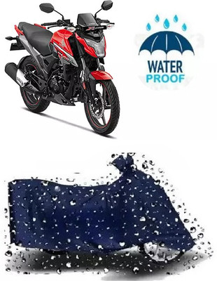 Little Laughs Waterproof Two Wheeler Cover for Honda(X-Blade, Blue)