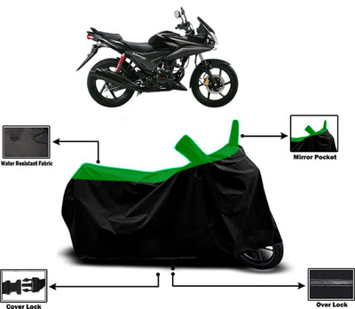 Amexride Two Wheeler Cover for Honda(Stunner CBF, Green)