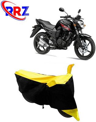 RRZ Waterproof Two Wheeler Cover for Yamaha(FZ16, Black, Yellow)