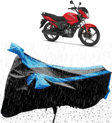Mdstar Waterproof Two Wheeler Cover for Hero(Glamour, Blue)
