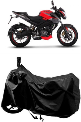 AutoKick Two Wheeler Cover for Bajaj(Pulsar 200NS FI, Black)