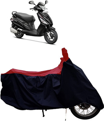 KEDIT Two Wheeler Cover for Hero(Maestro Edge, Red, Black)