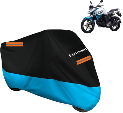 Horseyaart Waterproof Two Wheeler Cover for Yamaha(FZ-S FI, Blue)